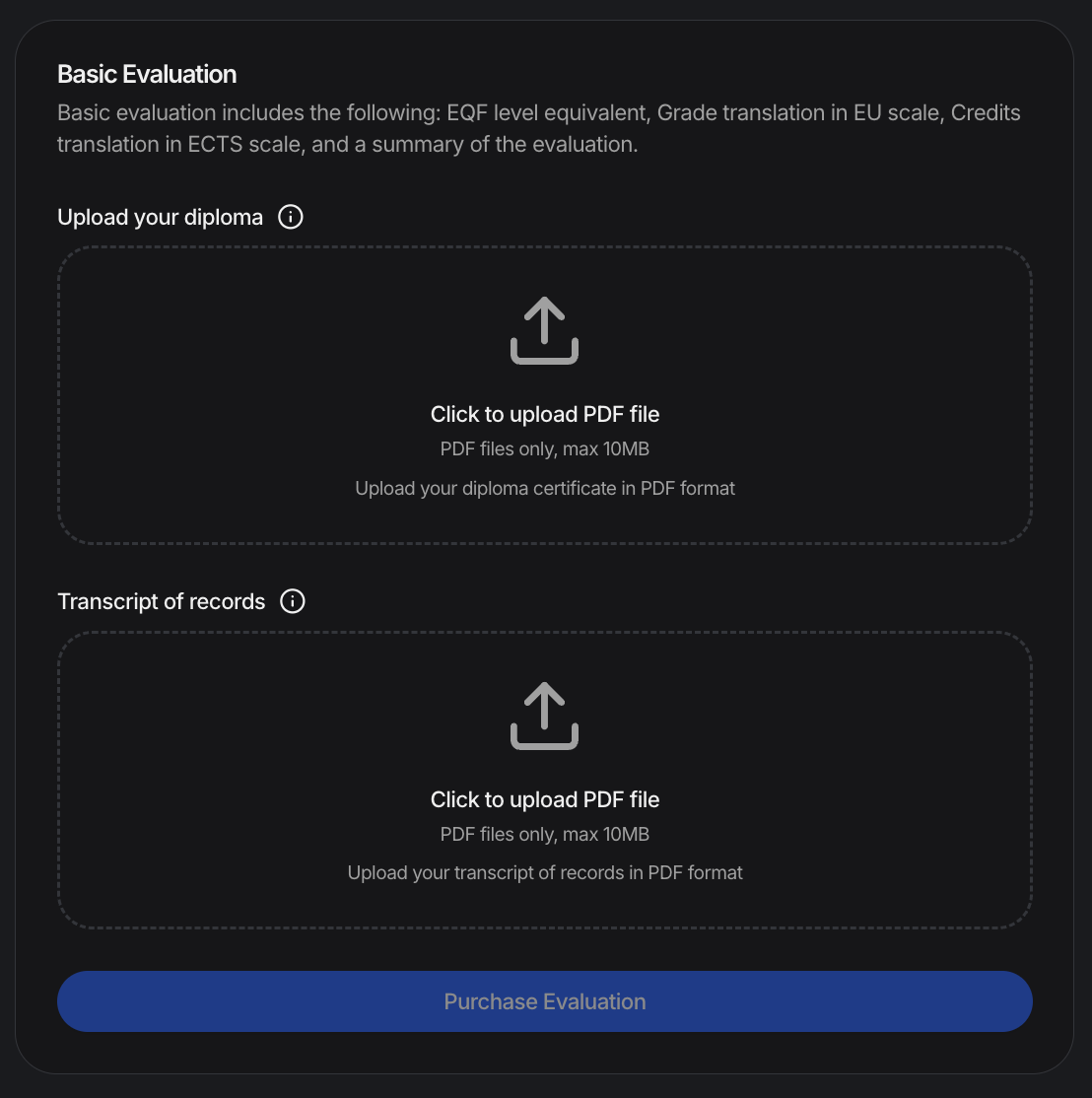 Upload Documents